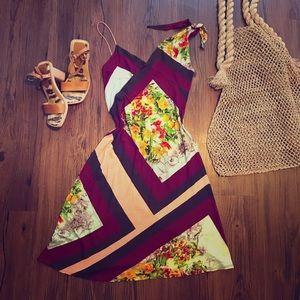 Jean Paul Gaultier floral sheer cotton dress